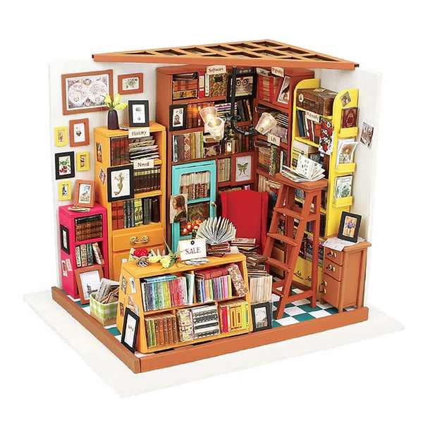 Robotime Miniature DIY Kit - Sam's Study - DeWaldens Garden Centre