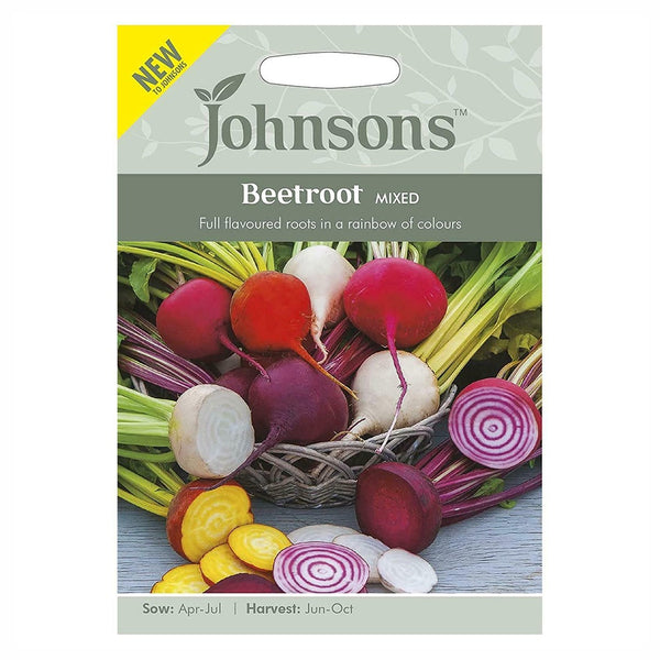 Johnsons Beetroot Mixed Seeds - DeWaldens Garden Centre