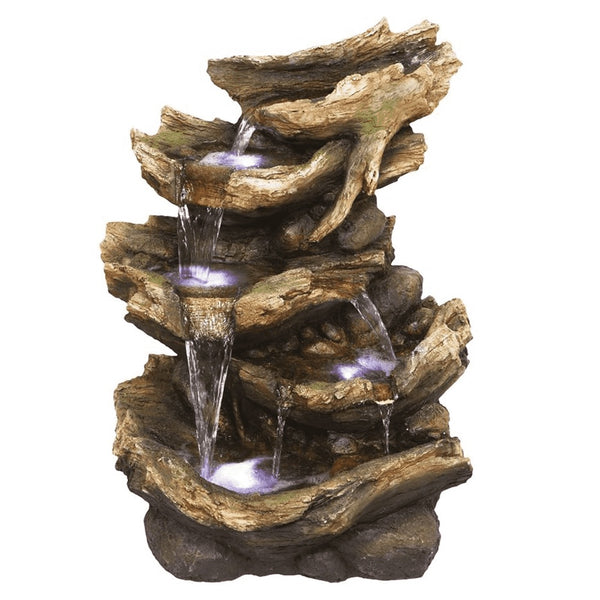 6 Fall Driftwood Water Feature - DeWaldens Garden Centre