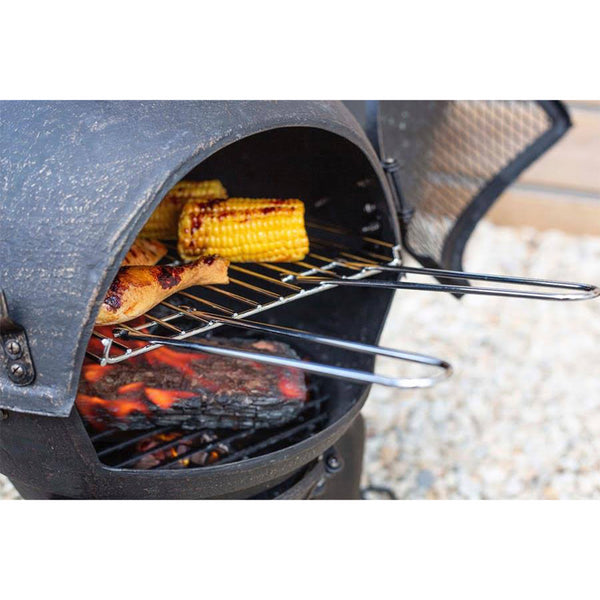 Sierra Cast Iron Chiminea - Extra Large - DeWaldens Garden Centre