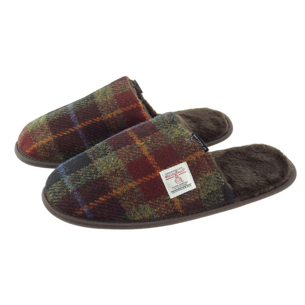 Harris Tweed Slippers - DeWaldens Garden Centre