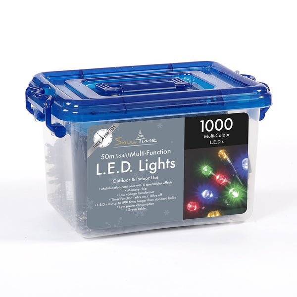 Snowtime LED Multi-Function Lights with Timer - DeWaldens Garden Centre