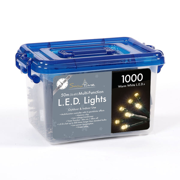 Snowtime LED Multi-Function Lights with Timer - DeWaldens Garden Centre