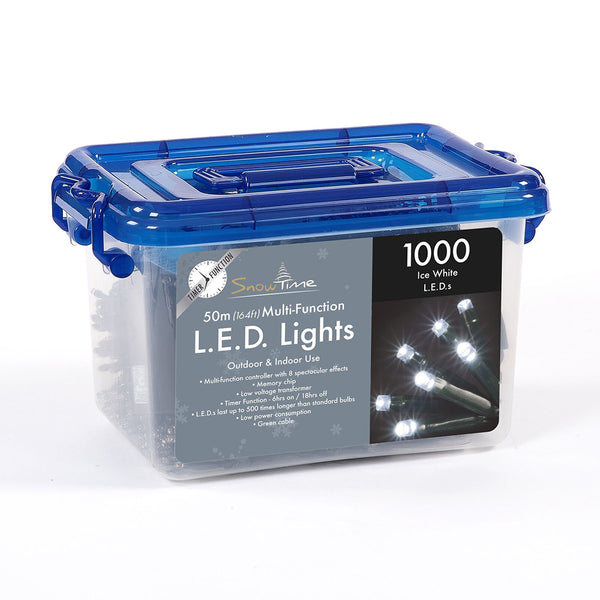 Snowtime LED Multi-Function Lights with Timer - DeWaldens Garden Centre