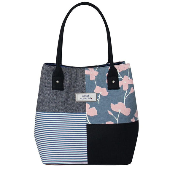 Earth Squared Patchwork Slouch Tote Bag - DeWaldens Garden Centre