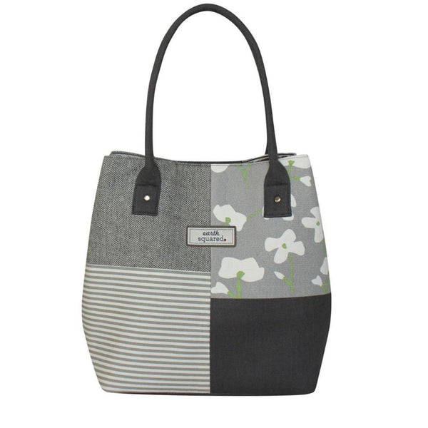 Earth Squared Patchwork Slouch Tote Bag - DeWaldens Garden Centre