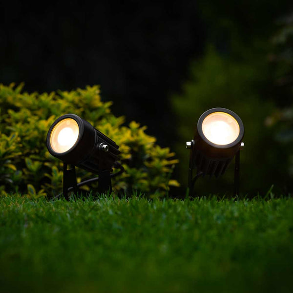 Atlas Solar Spotlights (Set Of 2) - DeWaldens Garden Centre