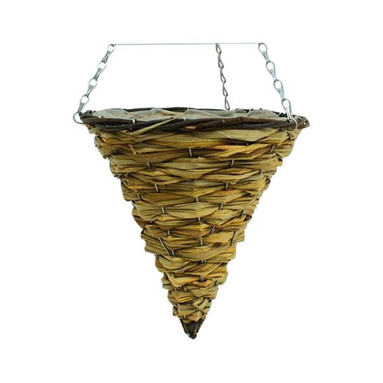 Sugar Grass Cone Hanging Basket 12” DeWaldens Garden Centre