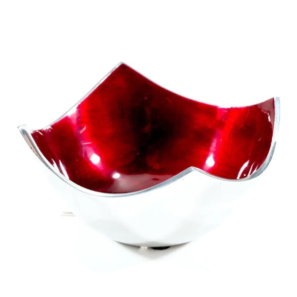 Tilnar Art - Red Square Dish 11.5cm - DeWaldens Garden Centre