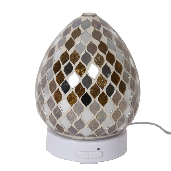 Aromatize LED Ultrasonic Diffuser 16cm | Gold Mirror | DeWaldens Garden Centre