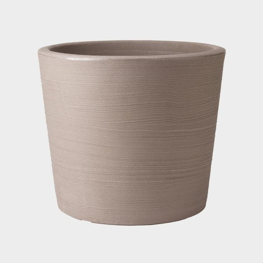 Stewarts Varese Low Planter | Dark Brown | 40 x 35.5cm | DeWaldens Garden Centre