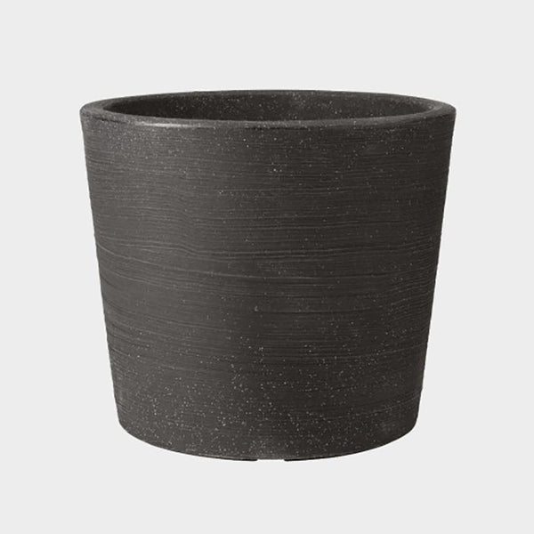 Stewarts Varese Low Planter | Granite | 40 x 35.5cm | DeWaldens Garden Centre