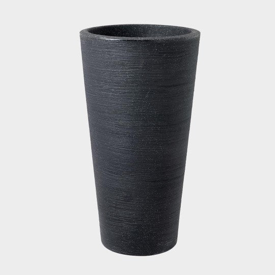 Stewarts Varese Tall Planter | Granite | 40 x 75 cm | DeWaldens Garden Centre
