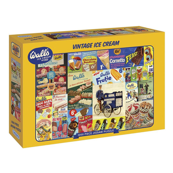 Gibsons 1000 Piece Jigsaw Puzzle - Vintage Wall's Ice Cream - DeWaldens Garden Centre