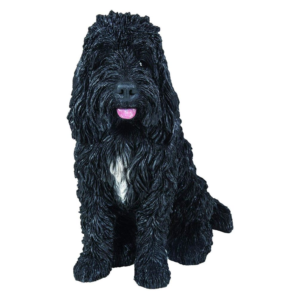 Vivid Arts Real Life Sitting Black Cockapoo – DeWaldens Garden Centre