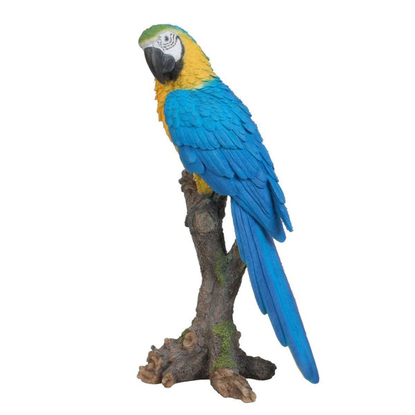 Vivid Arts Yellow Macaw Perched - DeWaldens Garden Centre