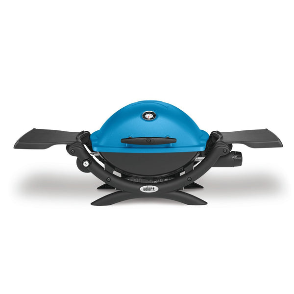 Weber Q1200 Portable Gas Barbecue | Blue | DeWaldens Garden Centre