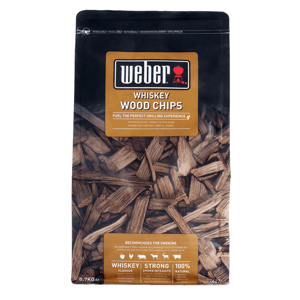 Weber Whiskey Wood Chips 0.7kg - DeWaldens Garden Centre