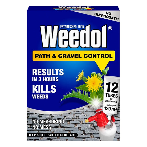 Weedol Path & Gravel Control Concentrate - 12 Tubes - DeWaldens Garden Centre