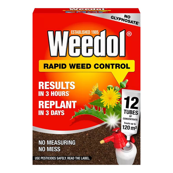 Weedol Rapid Weed Control - 12 Tubes - DeWaldens Garden Centre