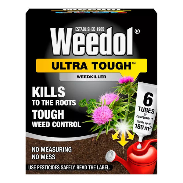 Weedol Ultra Tough Weedkiller - 6 Tubes - DeWaldens Garden Centre
