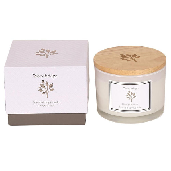 Woodbridge Large Soy Candle | Orange Blossom | DeWaldens Garden Centre
