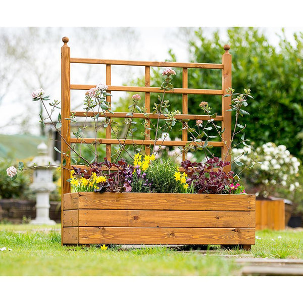Tom Chambers Skye Trellis Planter Large - DeWaldens Garden Centre